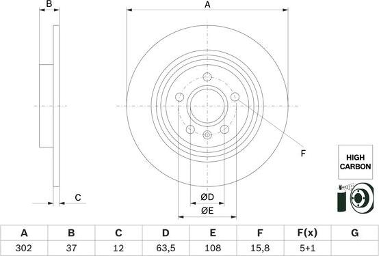 BOSCH 0 986 479 G98 - Discofreno www.autoricambit.com