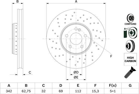 BOSCH 0 986 479 G40 - Discofreno www.autoricambit.com