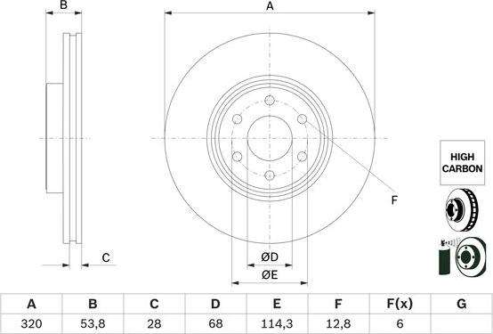 BOSCH 0 986 479 H29 - Discofreno www.autoricambit.com