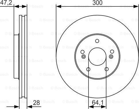 BOSCH 0 986 479 R47 - Discofreno www.autoricambit.com