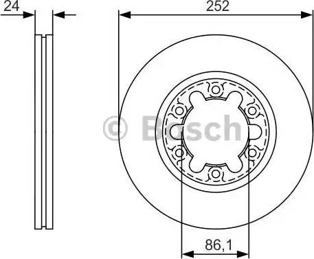 BOSCH 0 986 479 R50 - Discofreno www.autoricambit.com