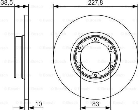 BOSCH 0 986 479 R65 - Discofreno www.autoricambit.com