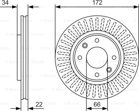 BOSCH 0 986 479 R63 - Discofreno www.autoricambit.com