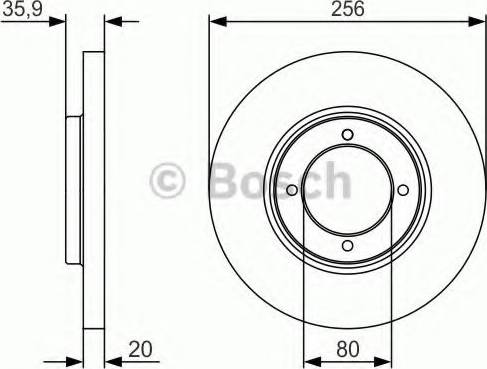 BOSCH 0 986 479 R04 - Discofreno www.autoricambit.com