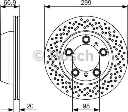 BOSCH 0 986 479 R11 - Discofreno www.autoricambit.com