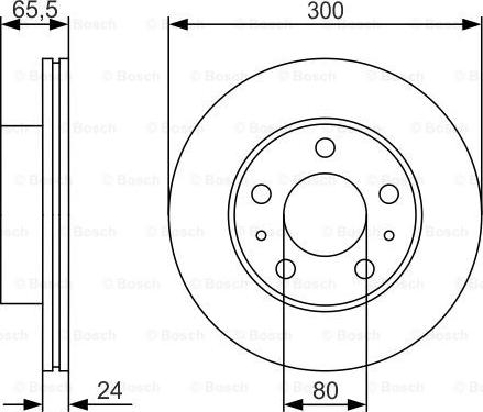 BOSCH 0 986 479 R86 - Discofreno www.autoricambit.com