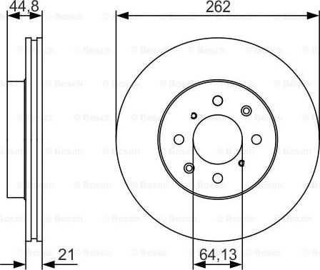 BOSCH 0 986 479 R80 - Discofreno www.autoricambit.com