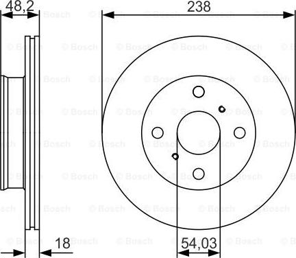 BOSCH 0 986 479 R75 - Discofreno www.autoricambit.com