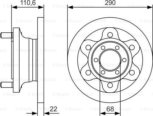 BOSCH 0 986 479 S95 - Discofreno www.autoricambit.com