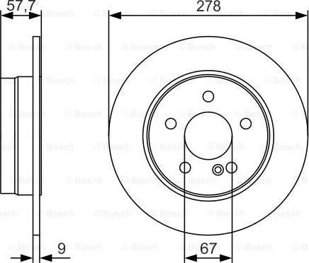 BOSCH 0 986 479 S96 - Discofreno www.autoricambit.com