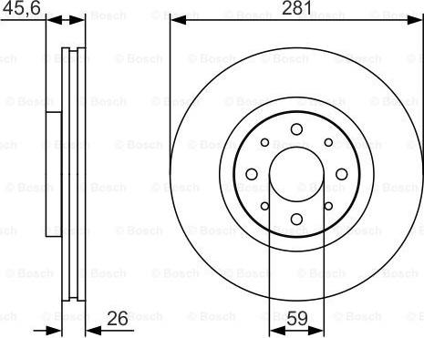 BOSCH 0 986 479 S97 - Discofreno www.autoricambit.com