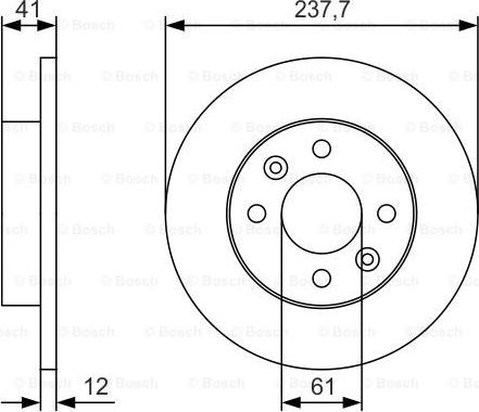 BOSCH 0 986 479 S45 - Discofreno www.autoricambit.com