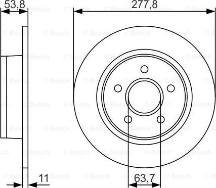 BOSCH 0 986 479 S51 - Discofreno www.autoricambit.com