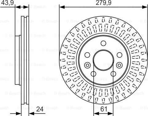 BOSCH 0 986 479 S66 - Discofreno www.autoricambit.com