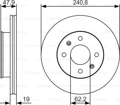 BOSCH 0 986 479 S18 - Discofreno www.autoricambit.com