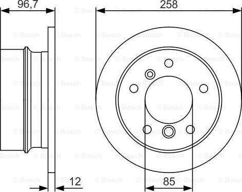 BOSCH 0 986 479 S17 - Discofreno www.autoricambit.com