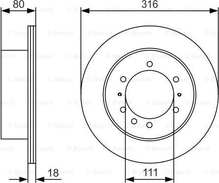 BOSCH 0 986 479 S87 - Discofreno www.autoricambit.com