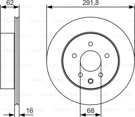 BOSCH 0 986 479 S31 - Discofreno www.autoricambit.com