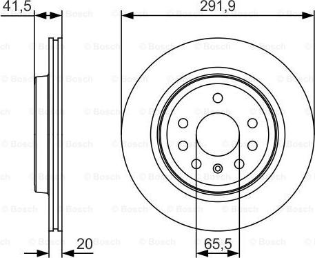 BOSCH 0 986 479 S27 - Discofreno www.autoricambit.com