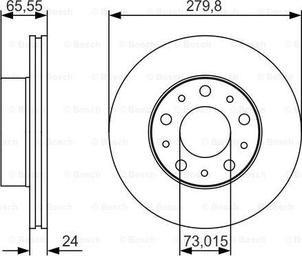 BOSCH 0 986 479 S70 - Discofreno www.autoricambit.com