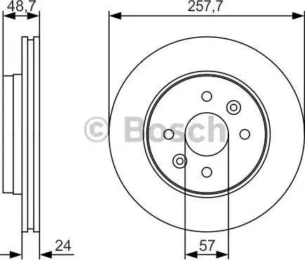 BOSCH 0 986 479 S77 - Discofreno www.autoricambit.com