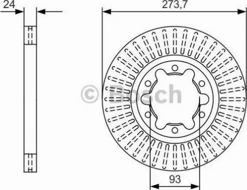 BOSCH 0 986 479 T95 - Discofreno www.autoricambit.com