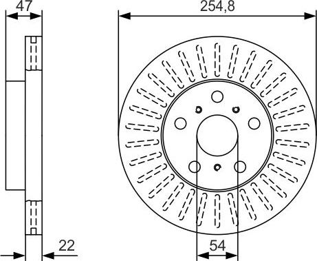 BOSCH 0 986 479 T65 - Discofreno www.autoricambit.com