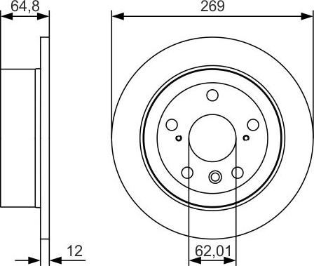 BOSCH 0 986 479 T13 - Discofreno www.autoricambit.com