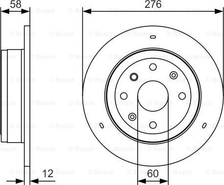 BOSCH 0 986 479 T83 - Discofreno www.autoricambit.com