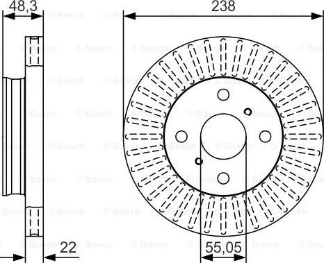 BOSCH 0 986 479 T82 - Discofreno www.autoricambit.com