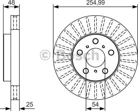 BOSCH 0 986 479 T77 - Discofreno www.autoricambit.com