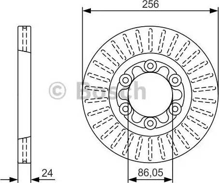 BOSCH 0 986 479 U98 - Discofreno www.autoricambit.com