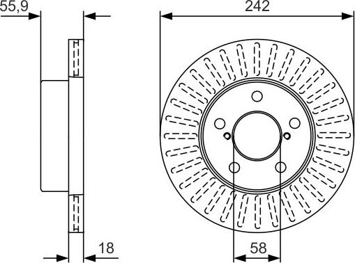 BOSCH 0 986 479 U69 - Discofreno www.autoricambit.com