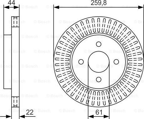 BOSCH 0 986 479 U02 - Discofreno www.autoricambit.com