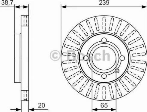 BOSCH 0 986 479 U13 - Discofreno www.autoricambit.com