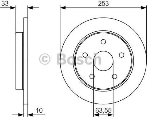 BOSCH 0 986 479 U81 - Discofreno www.autoricambit.com