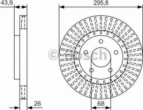 BOSCH 0 986 479 U24 - Discofreno www.autoricambit.com