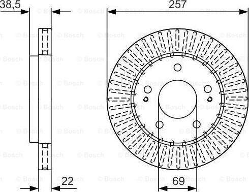 BOSCH 0 986 479 U71 - Discofreno www.autoricambit.com