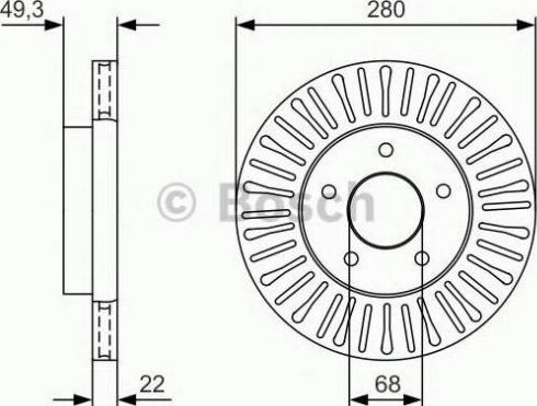 BOSCH 0 986 479 U72 - Discofreno www.autoricambit.com