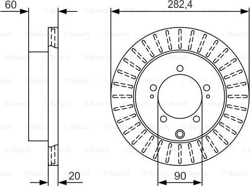 BOSCH 0 986 479 V40 - Discofreno www.autoricambit.com