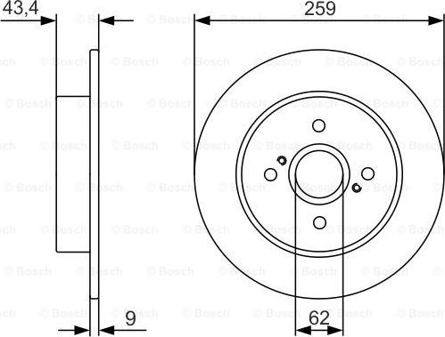 BOSCH 0 986 479 V07 - Discofreno www.autoricambit.com