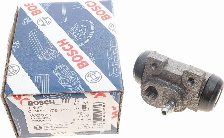 BOSCH 0 986 475 635 - Cilindretto freno www.autoricambit.com