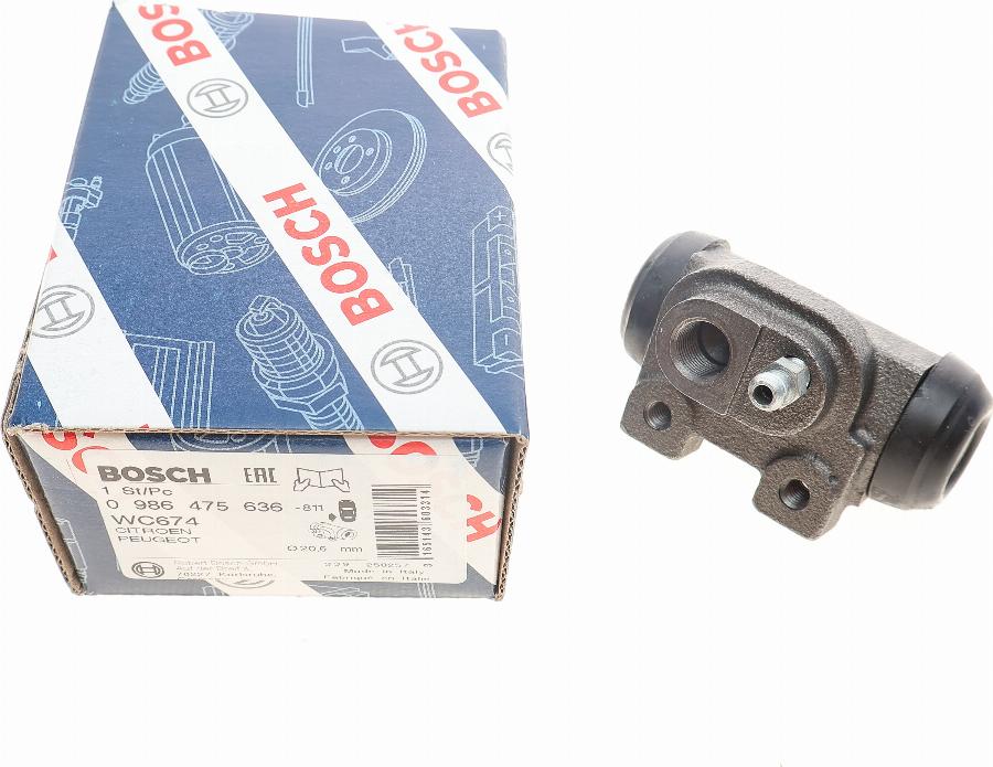 BOSCH 0 986 475 636 - Cilindretto freno www.autoricambit.com