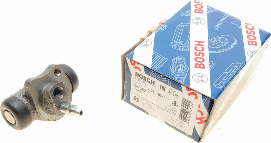 BOSCH 0 986 475 890 - Cilindretto freno www.autoricambit.com