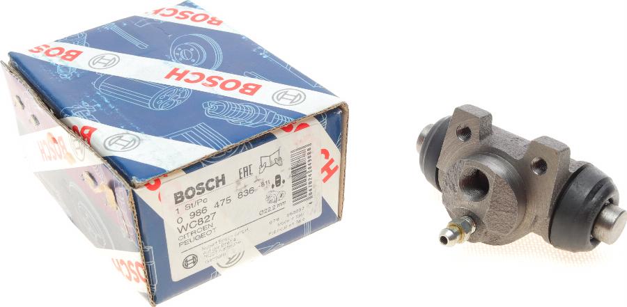 BOSCH 0 986 475 836 - Cilindretto freno www.autoricambit.com