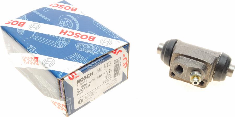 BOSCH 0 986 475 739 - Cilindretto freno www.autoricambit.com