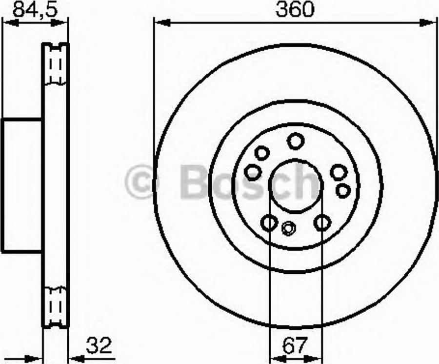 BOSCH 0 986 478 965 - Discofreno www.autoricambit.com