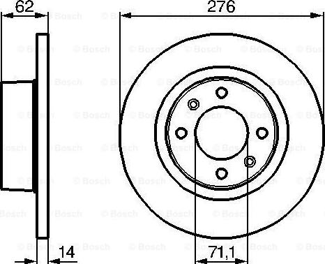 BOSCH 0 986 478 981 - Discofreno www.autoricambit.com