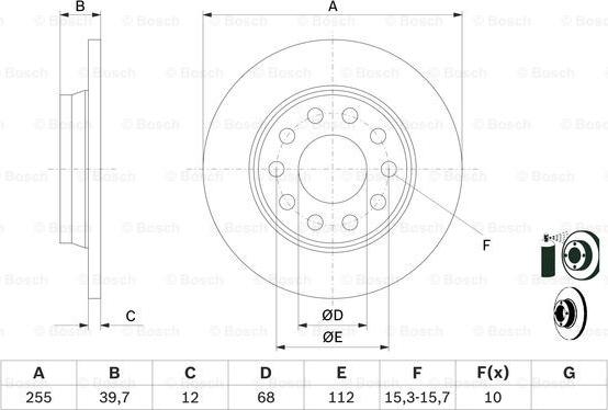 BOSCH 0 986 478 987 - Discofreno www.autoricambit.com