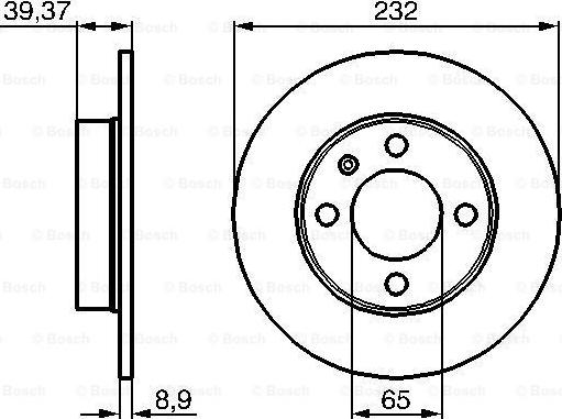 BOSCH 0 986 478 492 - Discofreno www.autoricambit.com